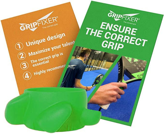 GRIPFIXER Padel | Ensures The Correct Grip | The Ultimate Training Equipment & Teaching aid | Danish Innovation | Small-Left