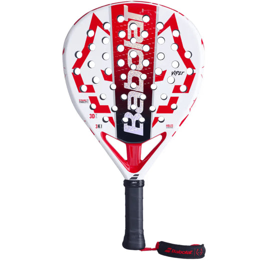Babolat Technical Viper Juan Lebron Padel Racket (White/Red)